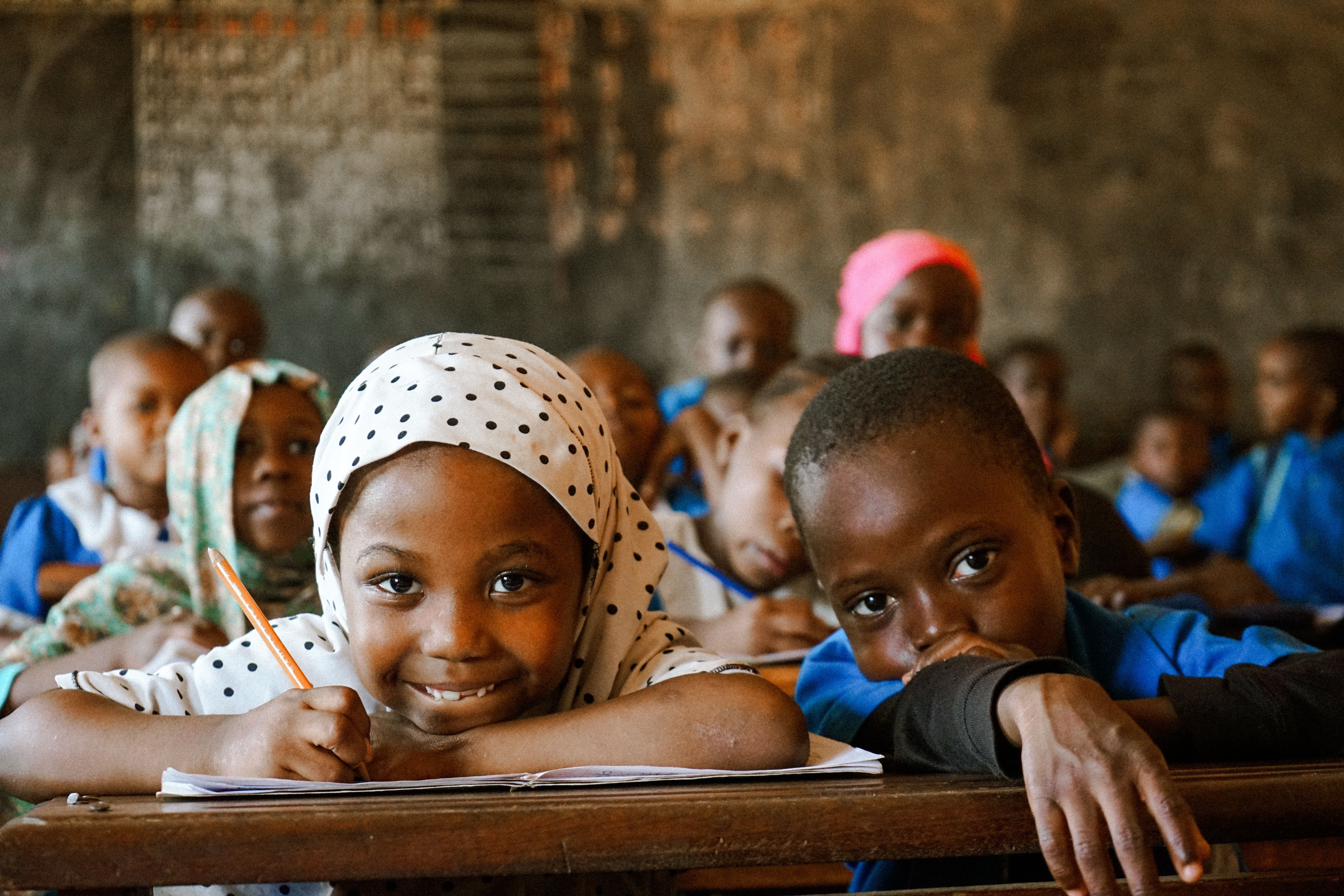 Joseph's children at school